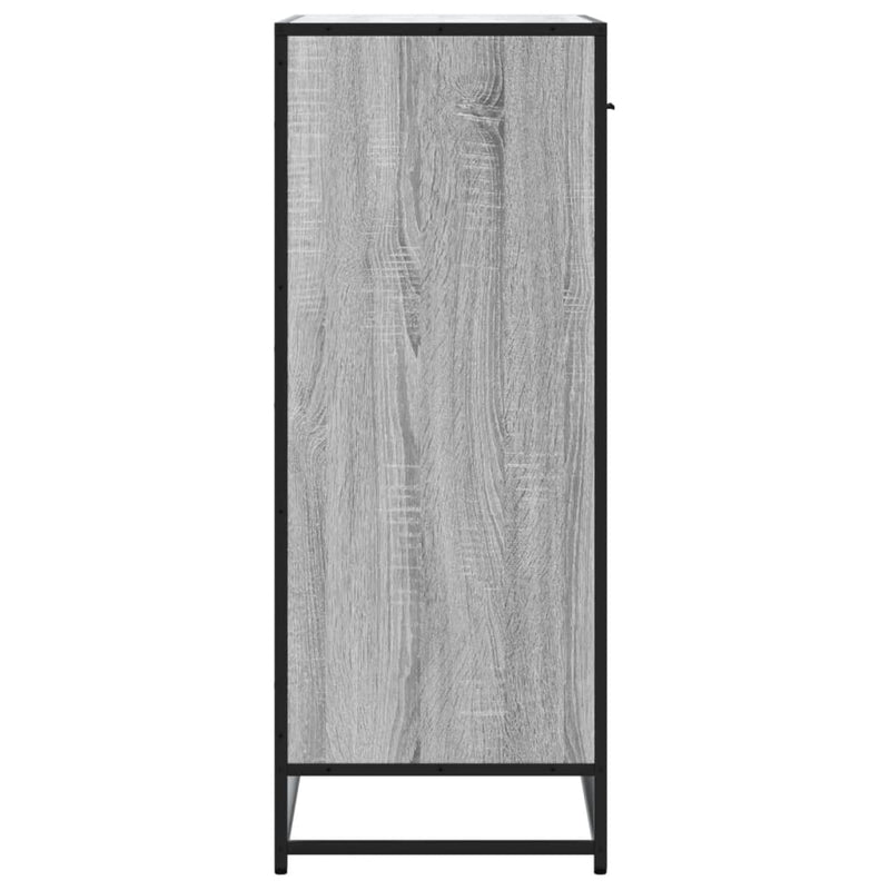 Schoenenkast 75X38X97,5 Cm Bewerkt Hout En Metaal