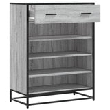 Schoenenkast 75X38X97,5 Cm Bewerkt Hout En Metaal