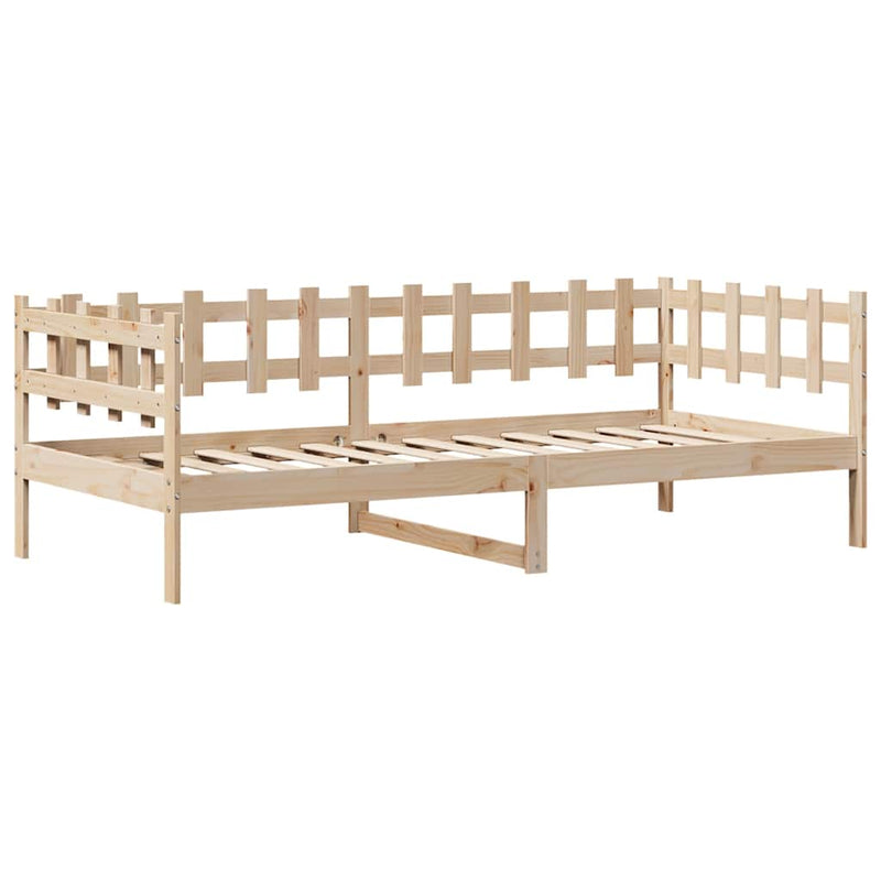 Slaapbank Met Lades 80X200 Cm Massief Grenenhout