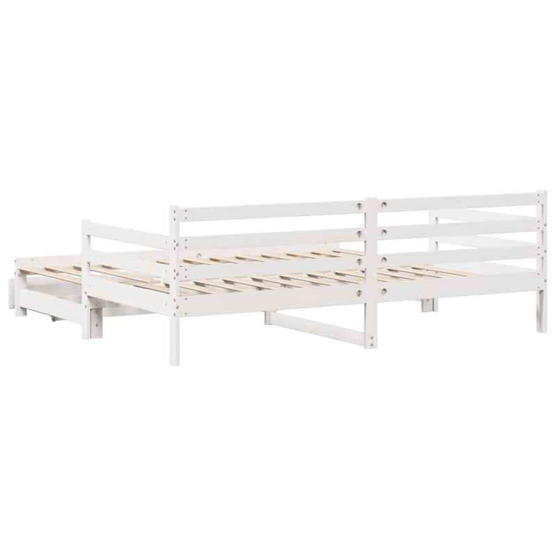 Slaapbank Met Onderschuifbed/Lades Zonder Matras