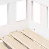Slaapbank Met Onderschuifbed/Lades Zonder Matras 90X200 Cm Wit