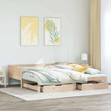 Slaapbank Met Onderschuifbed/Lades Zonder Matras