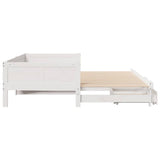Slaapbank Met Onderschuifbed/Lades Zonder Matras
