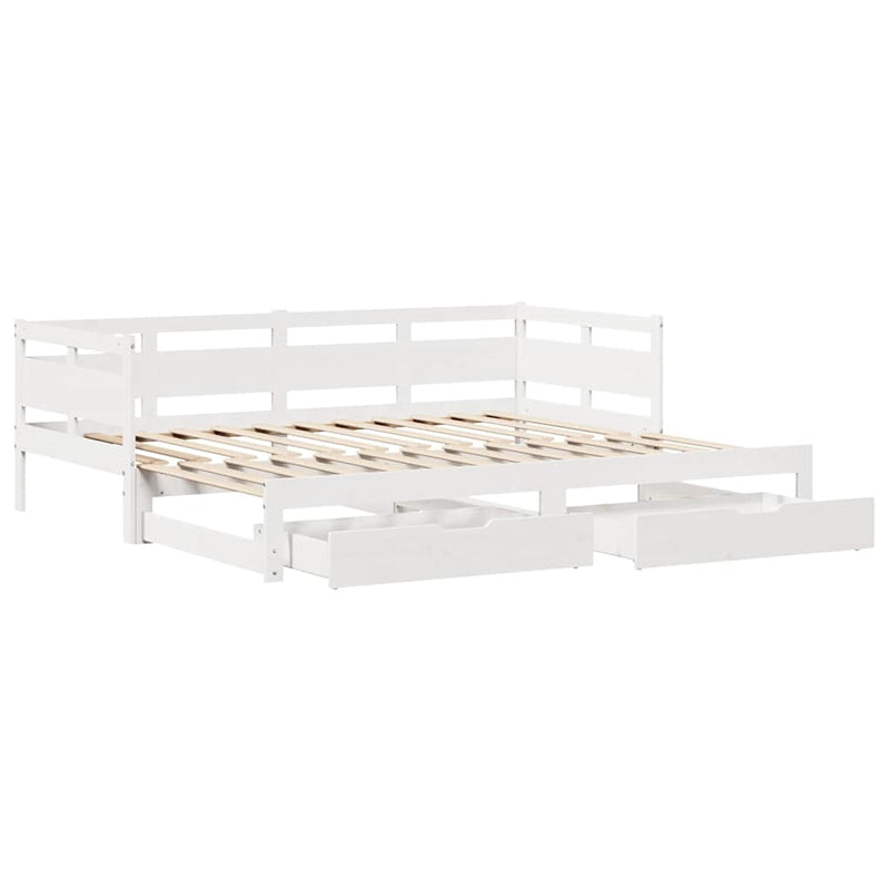 Slaapbank Met Onderschuifbed/Lades Zonder Matras