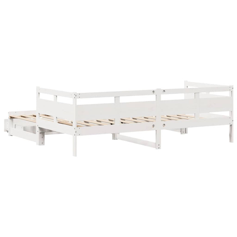 Slaapbank Met Onderschuifbed/Lades Zonder Matras