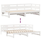 Slaapbank Met Onderschuifbed/Lades Zonder Matras