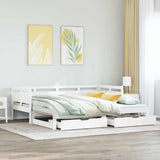 Slaapbank Met Onderschuifbed/Lades Zonder Matras