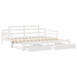 Slaapbank Met Onderschuifbed/Lades Zonder Matras
