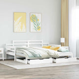 Slaapbank Met Onderschuifbed/Lades Zonder Matras