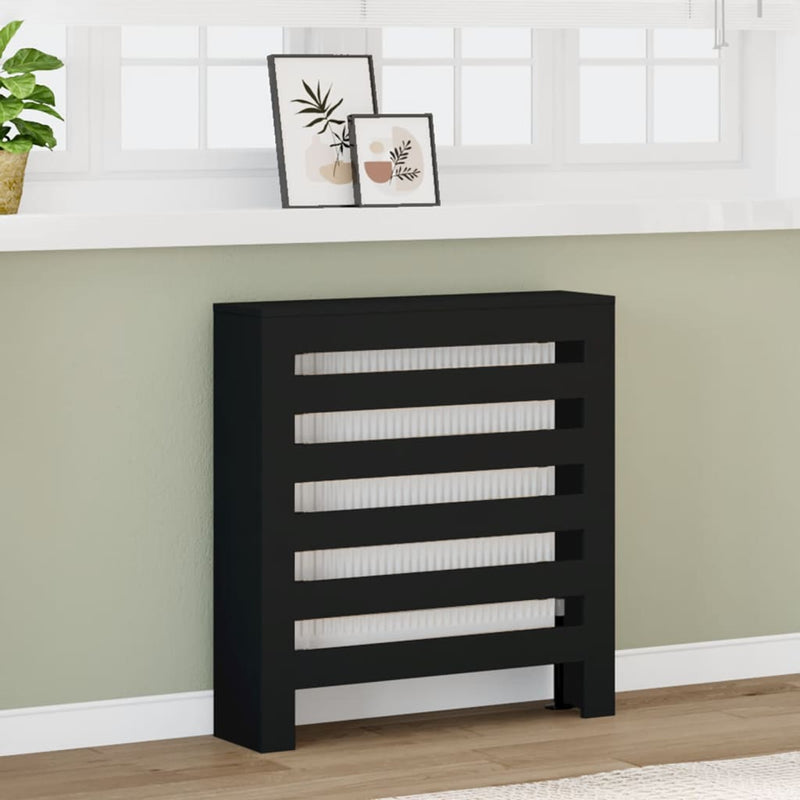 Radiatorombouw Bewerkt Hout Zwart