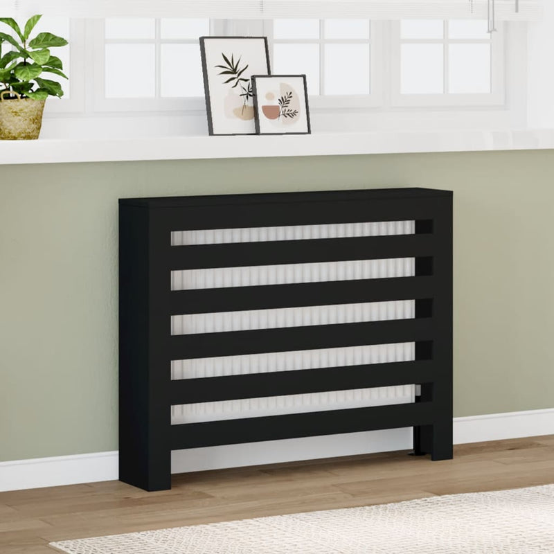 Radiatorombouw Bewerkt Hout Zwart