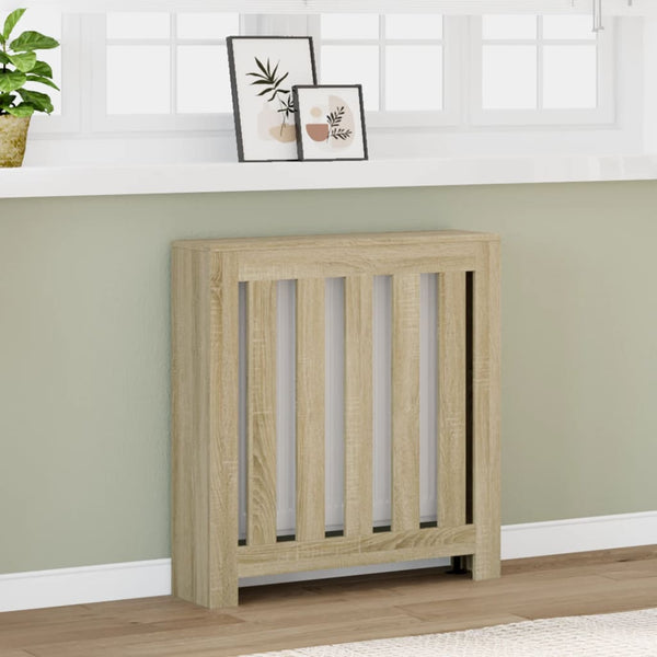 Radiatorombouw Bewerkt Hout Kleurig Sonoma Eiken