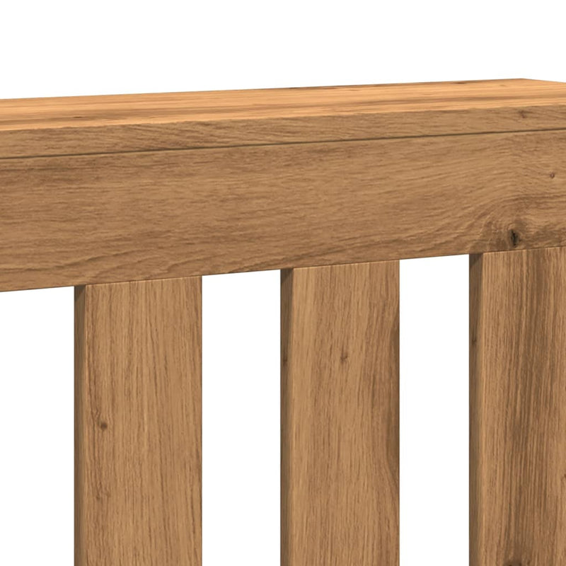 Radiatorombouw Bewerkt Hout Artisanaal Kleur Eiken