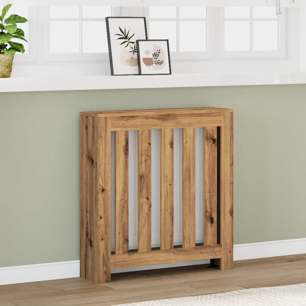 Radiatorombouw Bewerkt Hout Artisanaal Kleur Eiken