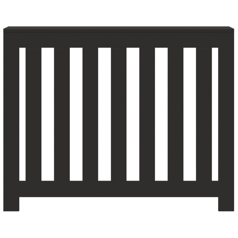 Radiatorombouw Bewerkt Hout Zwart