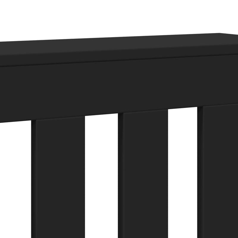 Radiatorombouw Bewerkt Hout Zwart