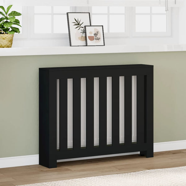 Radiatorombouw Bewerkt Hout Zwart