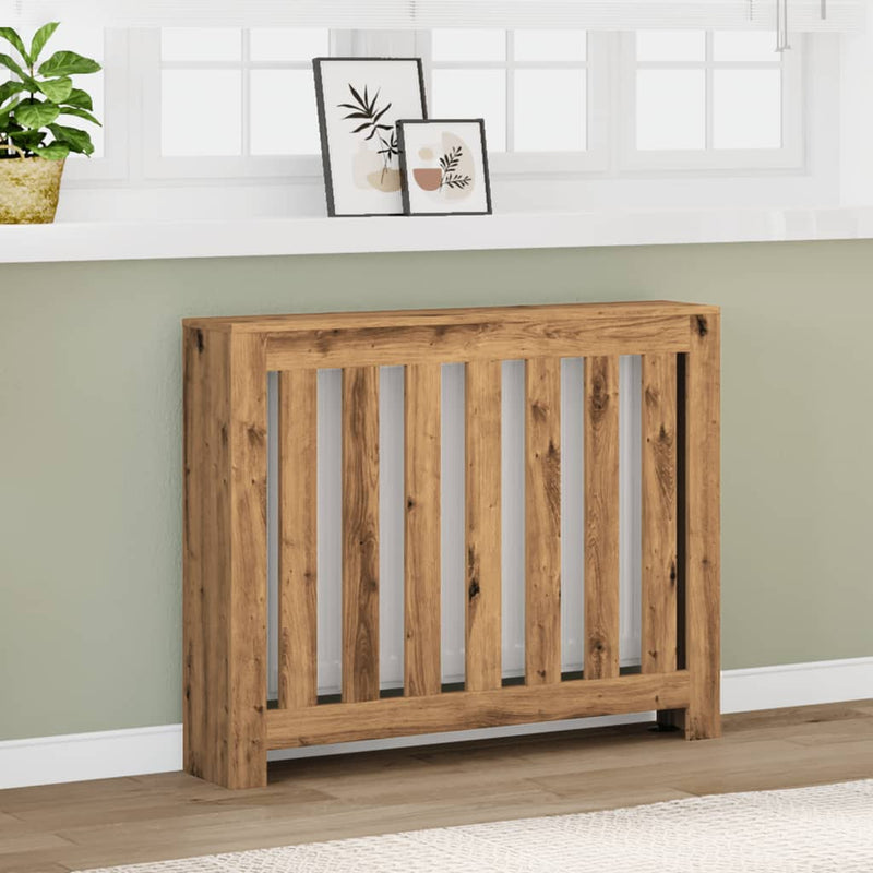 Radiatorombouw Bewerkt Hout Artisanaal Kleur Eiken