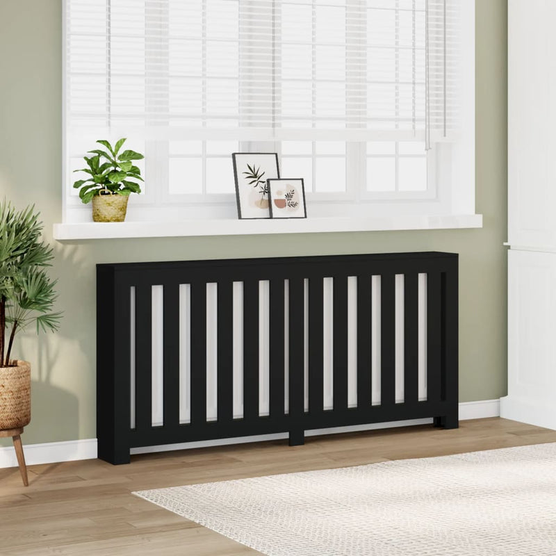 Radiatorombouw Bewerkt Hout Zwart