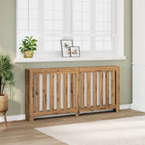 Radiatorombouw Bewerkt Hout Artisanaal Kleur Eiken