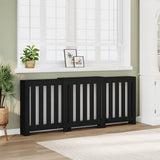 Radiatorombouw Bewerkt Hout Zwart