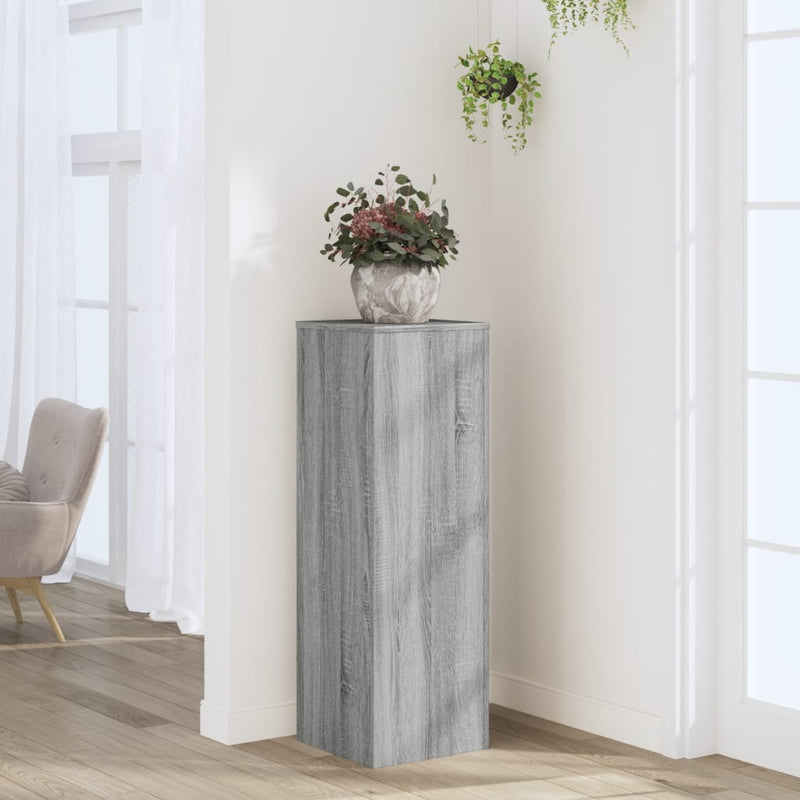 Plantenstandaard 33X33X100 Cm Bewerkt Hout