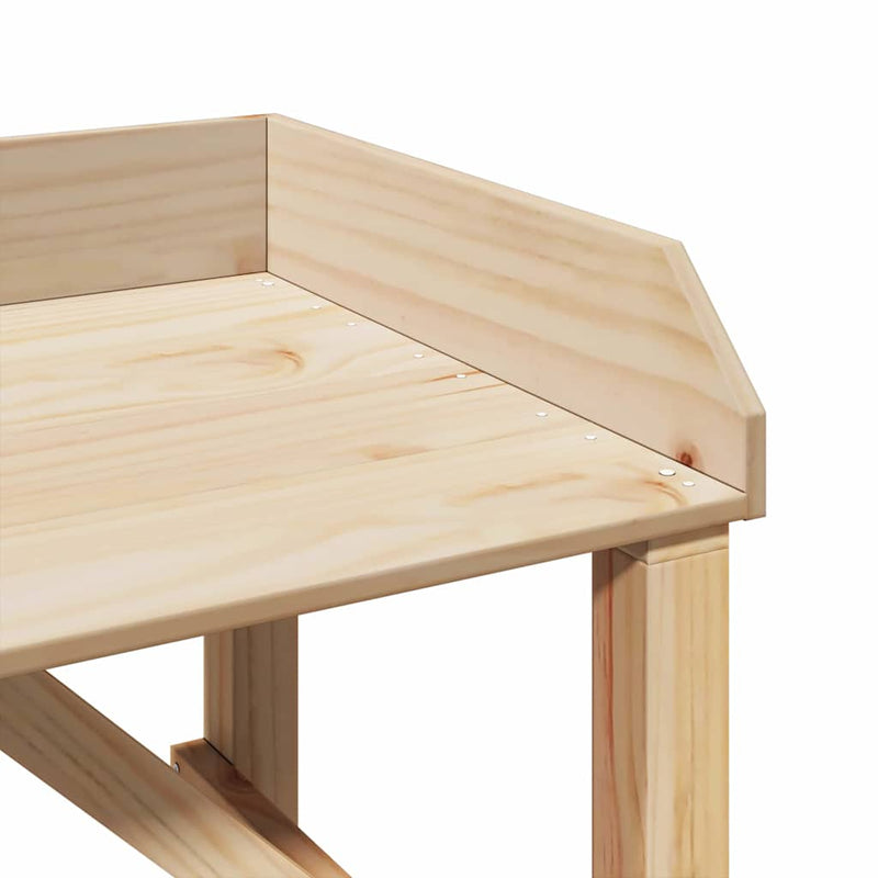 Plantenkasten Met Plank Bruin 75 X 40 X 90 Cm Stevig Vurenhout