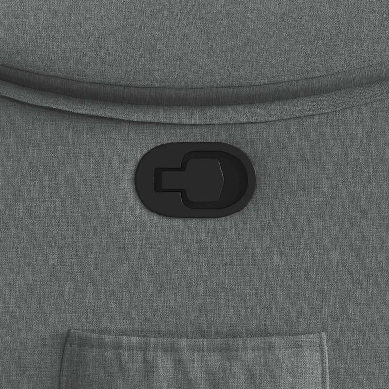 Relaxfauteuil Donkergrijze Stof