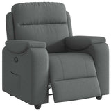 Relaxfauteuil Donkergrijze Stof