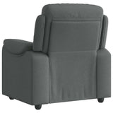Relaxfauteuil Donkergrijze Stof