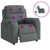 Relaxfauteuil Donkergrijze Stof