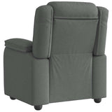 Relaxfauteuil Donkergrijze Stof