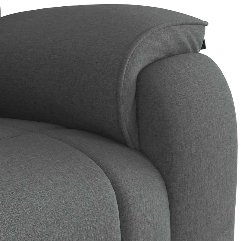 Relaxfauteuil Donkergrijze Stof
