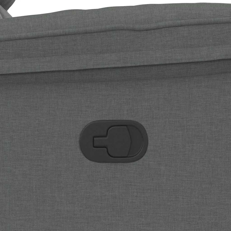 Relaxfauteuil Donkergrijze Stof