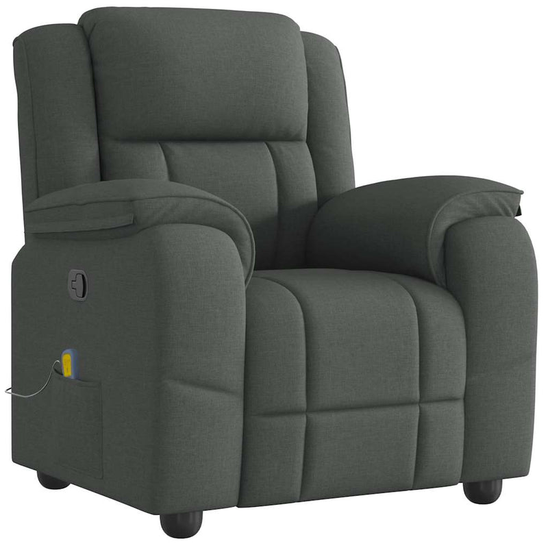Relaxfauteuil Donkergrijze Stof