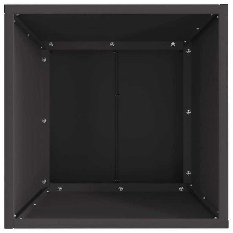 Vuurkorf Zwart 40 X 40 X 35 Cm Staal