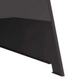 Vuurkorf Zwart 50 X 50 X 95 Cm Koudgewalst Staal