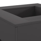 Vuurkorf Zwart Koudgewalst Staal