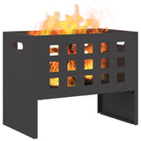 Vuurkorf Zwart 50 X 30 X 40 Cm Koudgewalst Staal