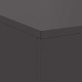Vuurkorf Zwart 100 X 100 X 30 Cm Koudgewalst Staal