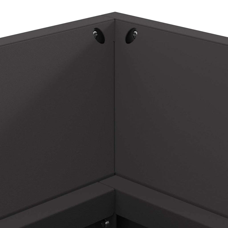 Vuurkorf Zwart 160 X 45 X 35 Cm Koudgewalst Staal