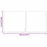 Kunstgras 2 X 1 M Polypropyleen