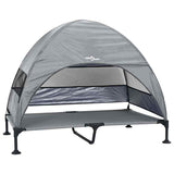 Verhoogd Hondenbed 127 X 81 X 108 Cm Stof En Staal