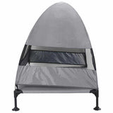 Verhoogd Hondenbed 127 X 81 X 108 Cm Stof En Staal