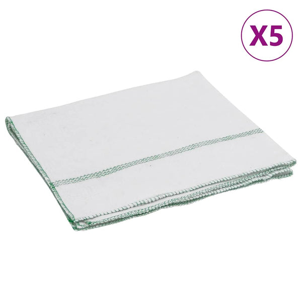Reinigingsdoeken Gestreept 50X60 Cm Wit En Groen