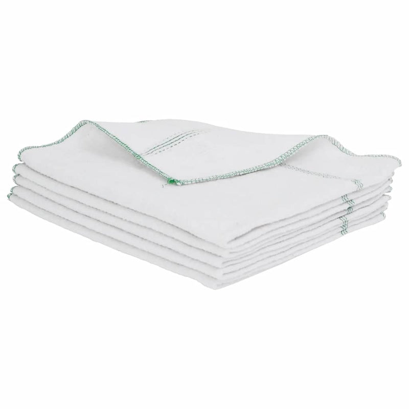 Reinigingsdoeken Gestreept 50X60 Cm Wit En Groen