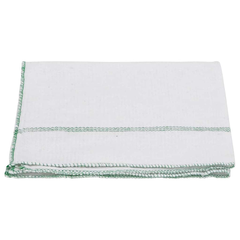 Reinigingsdoeken Gestreept 50X60 Cm Wit En Groen