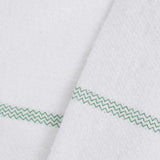 Reinigingsdoeken Gestreept 50X60 Cm Wit En Groen