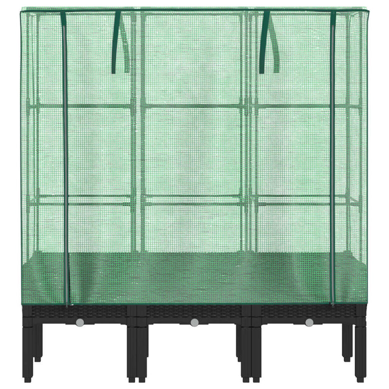 Plantenbak Verhoogd Met Kashoes Rattanlook