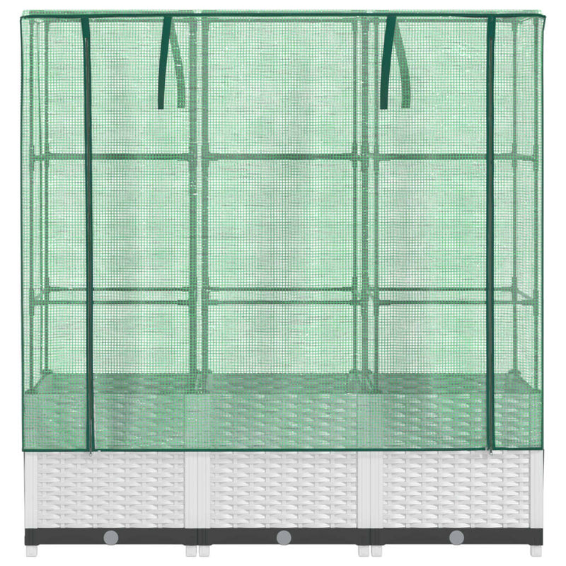 Plantenbak Verhoogd Met Kashoes Rattanlook